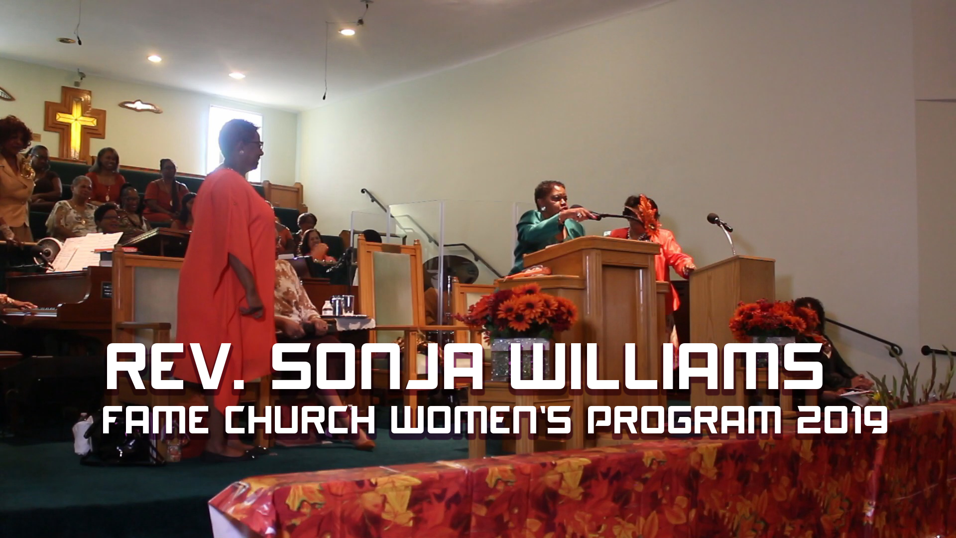 Rev. Sonja Williams at FAME Church Women’s Program 2019