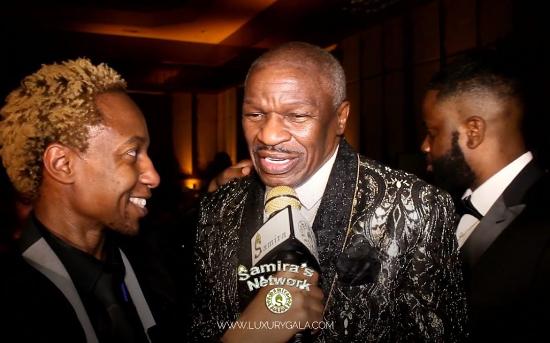 Floyd Mayweather Sr. Rocks Gold Coat At Samira’s Oscars Viewing Party – Red Carpet Series