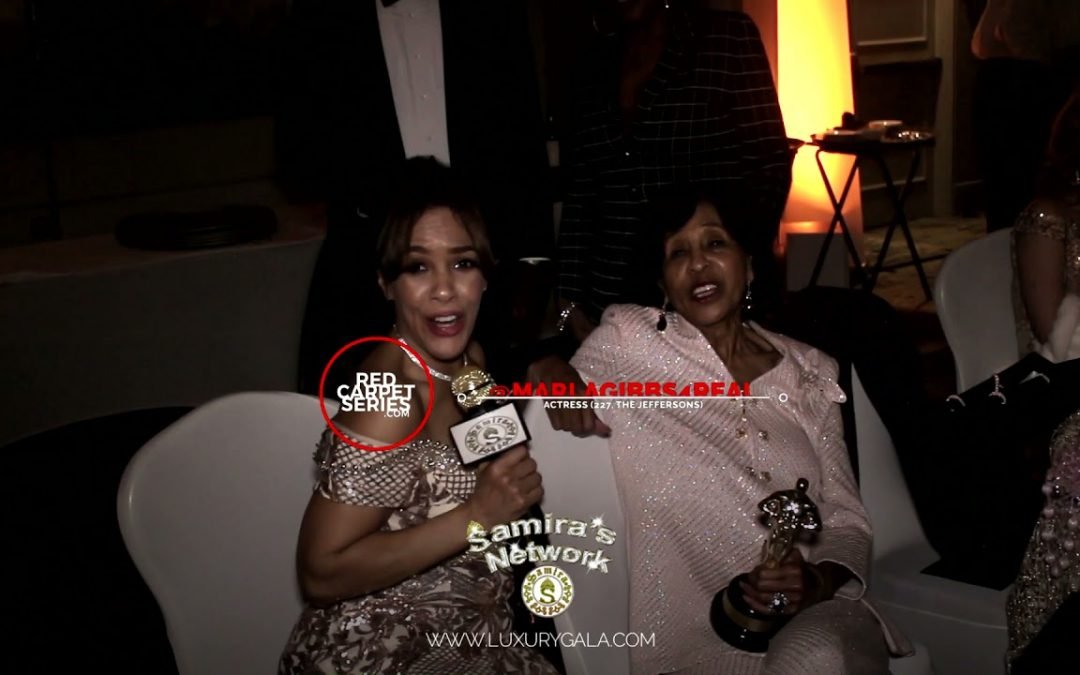 Marla Gibbs of ‘227’ chats with Jackie Nova @ Samira’s Oscars Watch Party – Red Carpet Series
