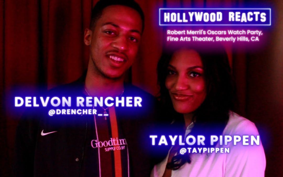 Taylor Pippen & Her Boo Delvon Rencher React To ‘Soul’ Winning 2 Oscars – Hollywood Reacts
