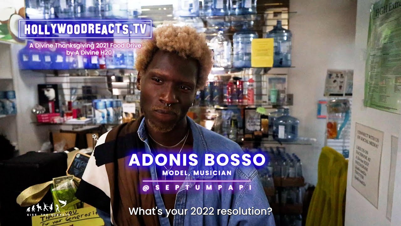 What is Adonis Bosso’s 2022 Resolution? – Hollywood Reacts – Divine Project
