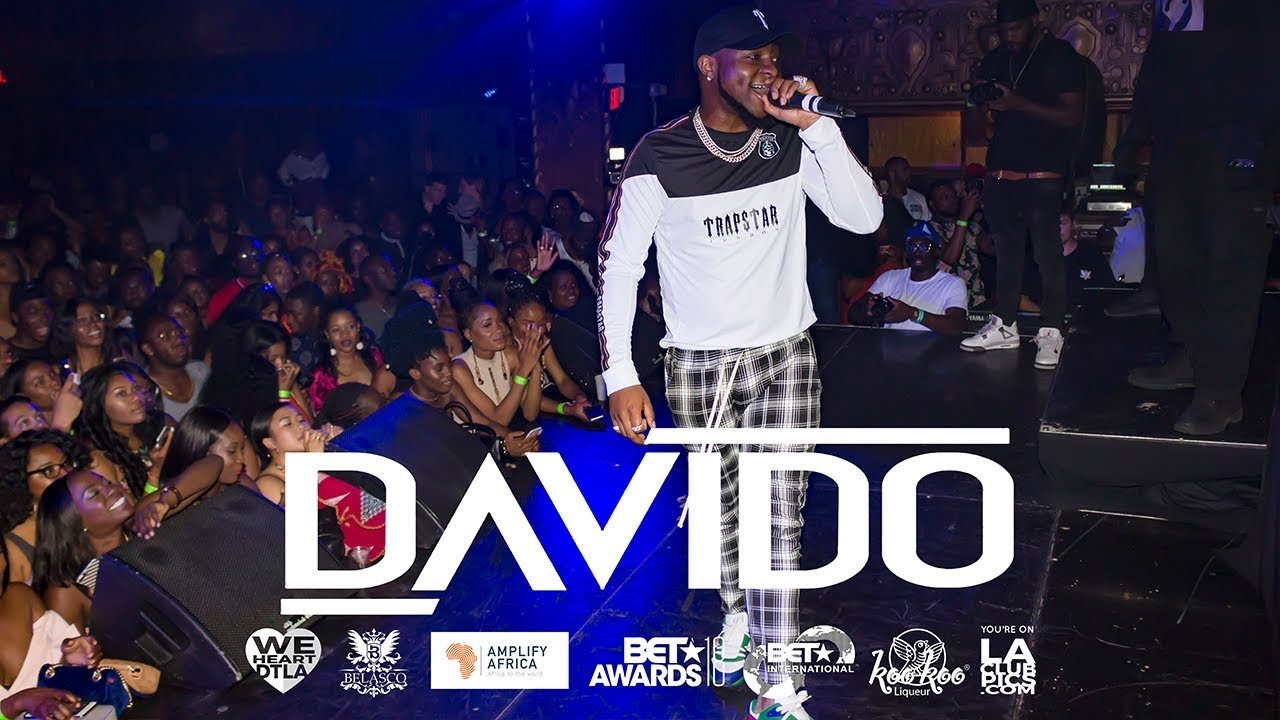 Davido performing 'If' and other hits during BET Awards Weekend at Belasco Theater in Los Angeles