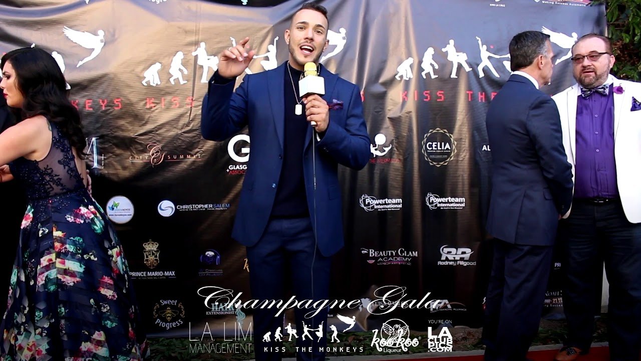 Lucas Lockwood (HBO's 'Ballers') @ Kiss The Monkeys' Champagne Gala